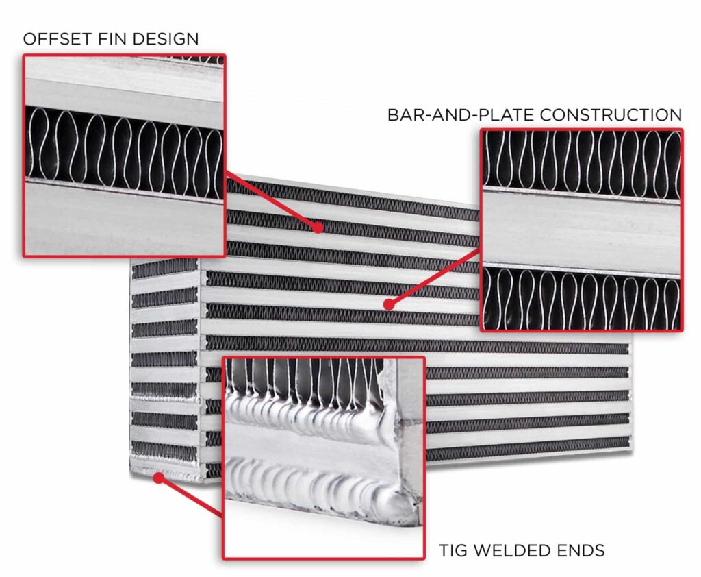 Garrett Air/Air Horizontal Flow 925 HP Intercooler Core