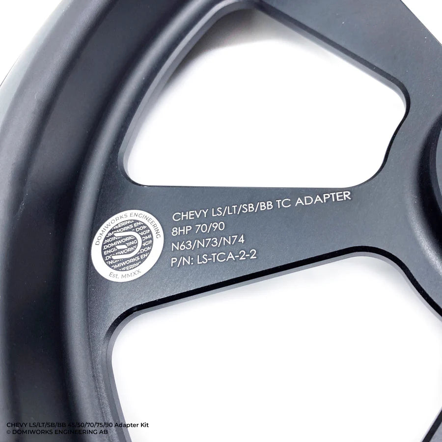 Chevy LS/LT/SB/BB - BMW 8HP 45/50/70/75 B48 N57 B57 B58 Adapter Kit