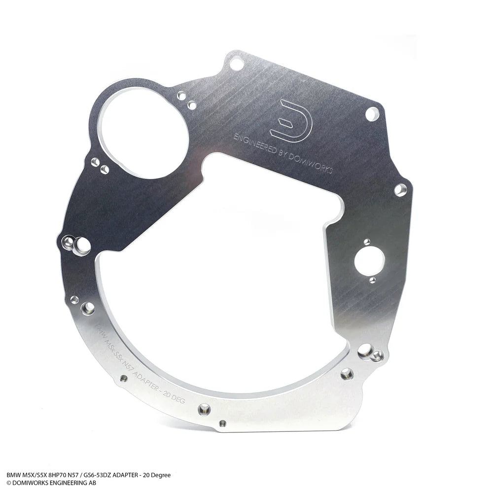 BMW M5x/S5x - 8HP 45/50/70/75 N57 B57 B58 Adapter - M20, 20 Degree Tilt