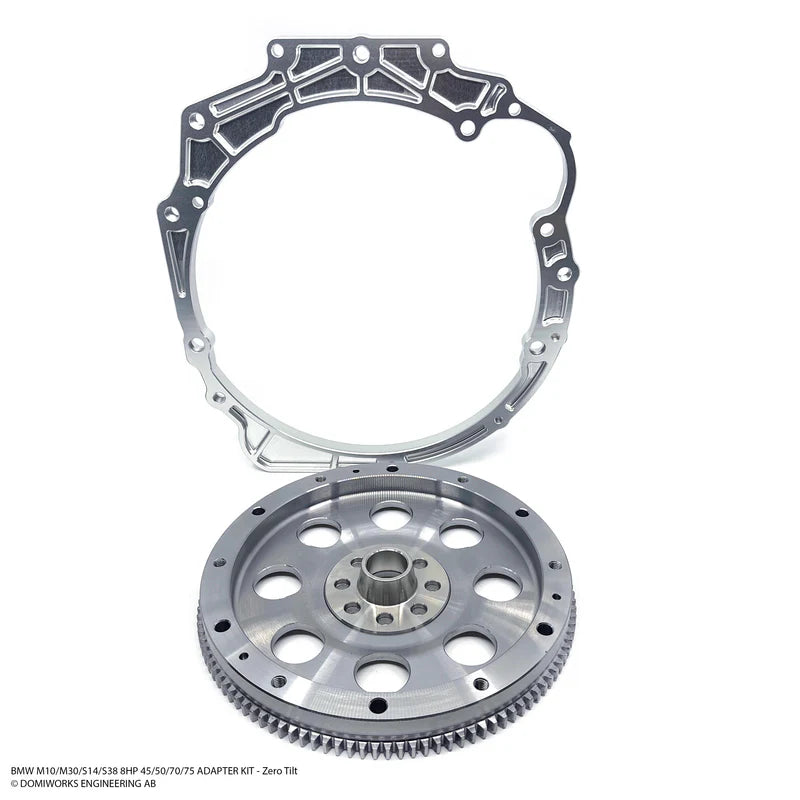 BMW M10/M30/S38/S14 - BMW 8HP70 N57 Adapter Kit - Zero Tilt