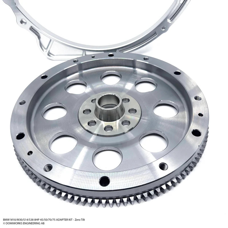 BMW M10/M30/S38/S14 - BMW 8HP70 N57 Adapter Kit - Zero Tilt