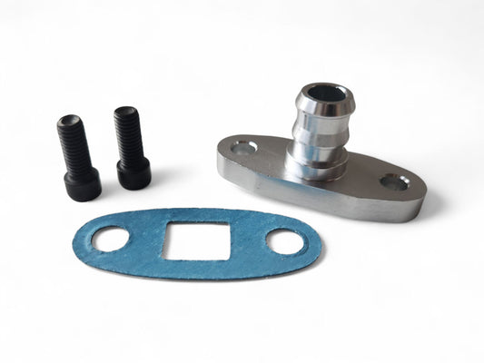 Oil return with hose barb / (bolt spacing 51mm)