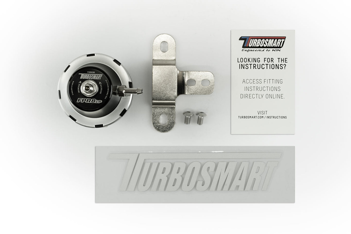 Turbosmart - FPR8 Low Pressure (LP) Fuel Pressure Regulator Suit -8AN (Black)