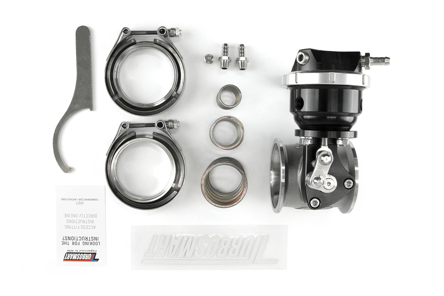 Turbosmart - Pneumatic StraightGate50 6psi External Wastegate (Black)