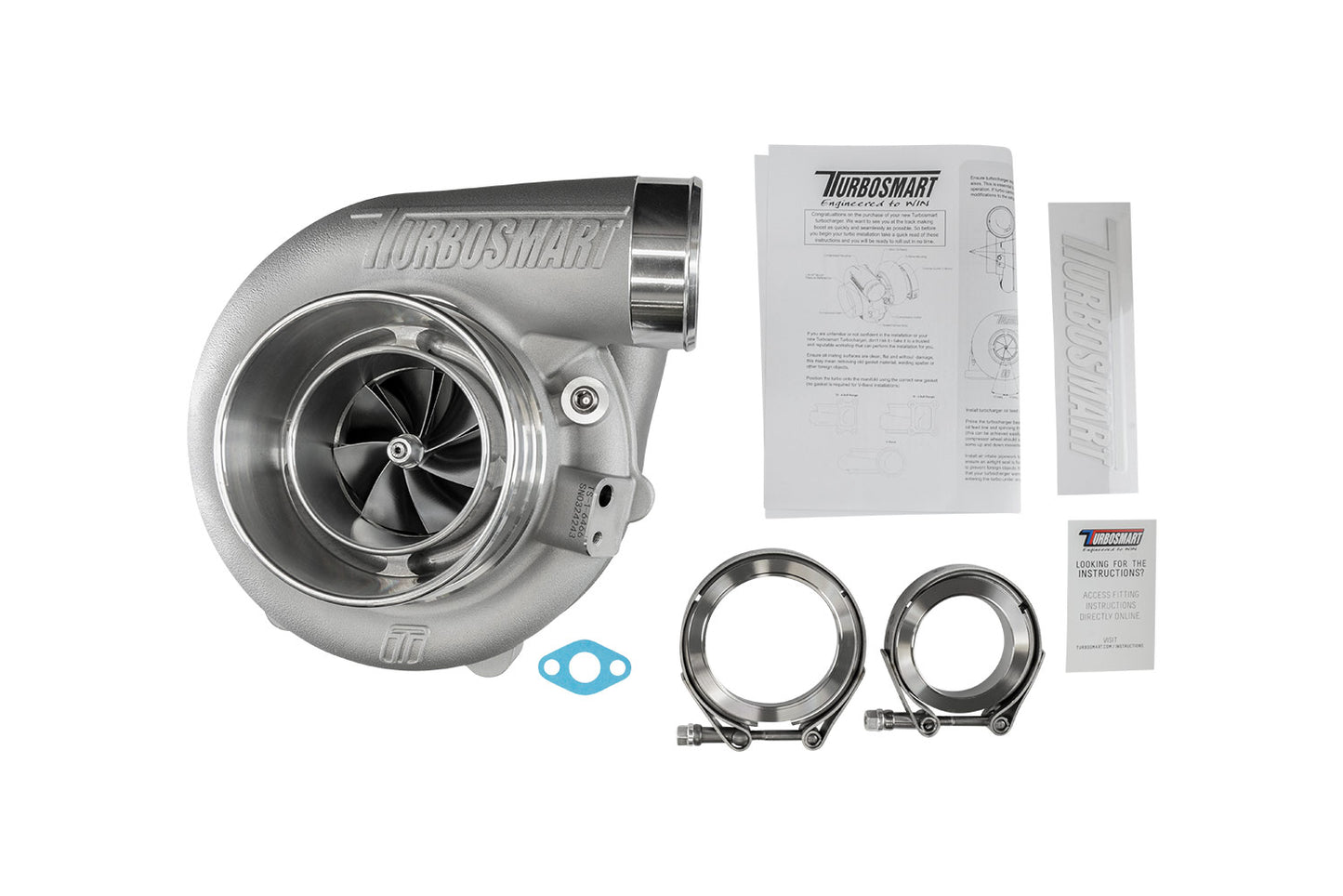 TS-1 Turboahdin 6466 V-Band 1.07 A/R Ulkoinen Hukkaportti