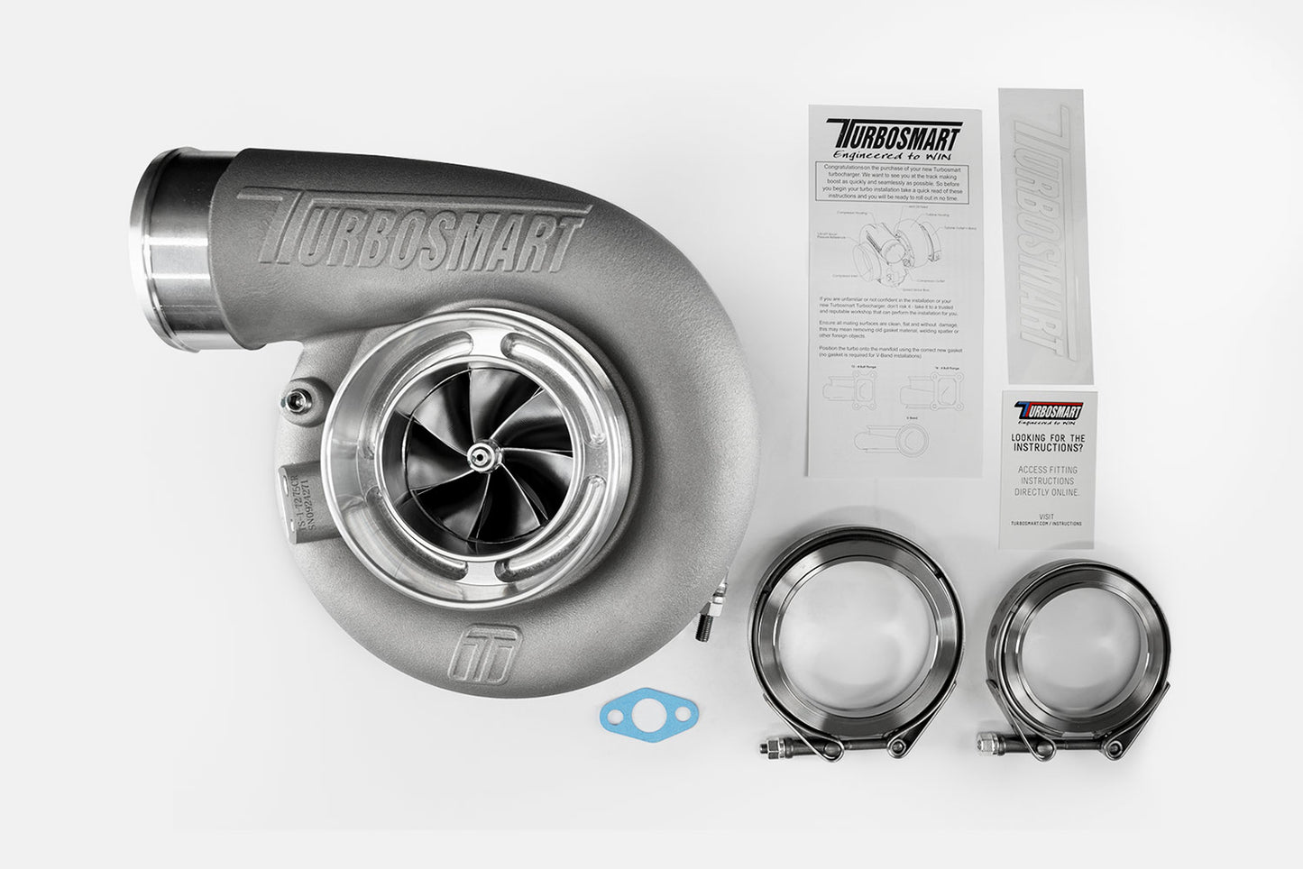 TS-1 Performance Turbocharger 7275 V-Band 0.96 A/R Externally Wastegated (Reverse Rotation)