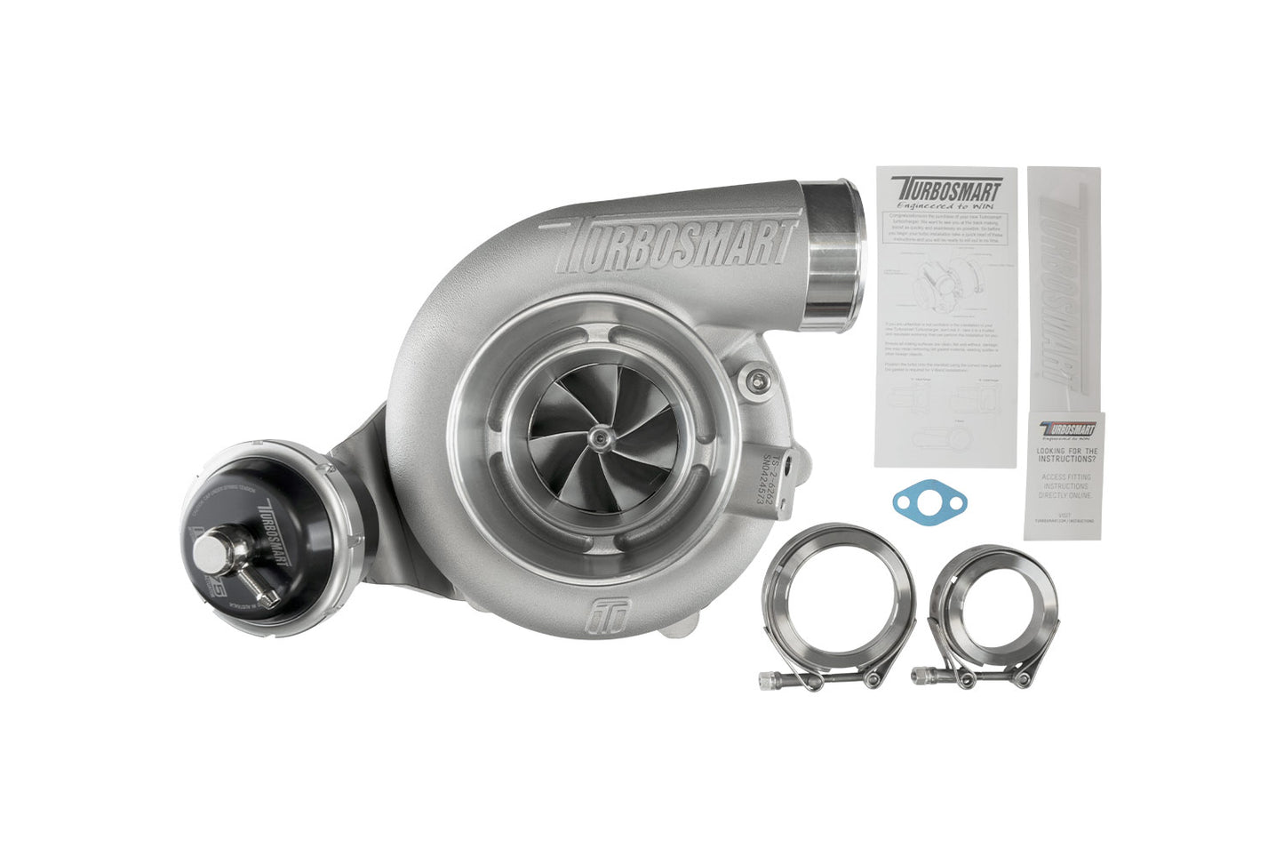 TS-2 Turboahdin (Vesijäähdytetty) 6262 V-Band 0.82 A/R Sisäinen Hukkaportti