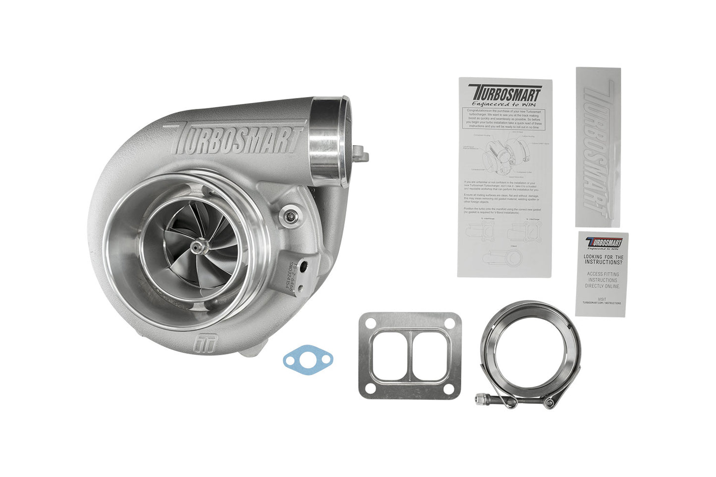TS-2 Turboahdin (Vesijäähdytetty) 6466 T4 Divided 1.00 A/R Ulkoinen Hukkaportti