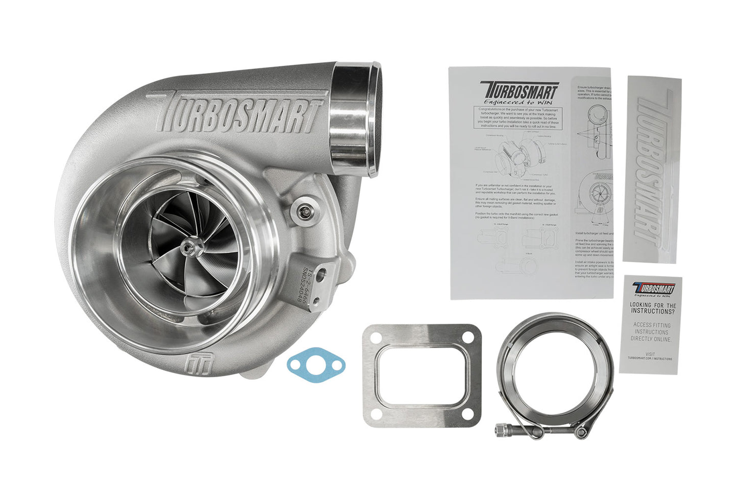 TS-2 Turboahdin (Vesijäähdytetty) 6466 T4 0.96 A/R Ulkoinen Hukkaportti