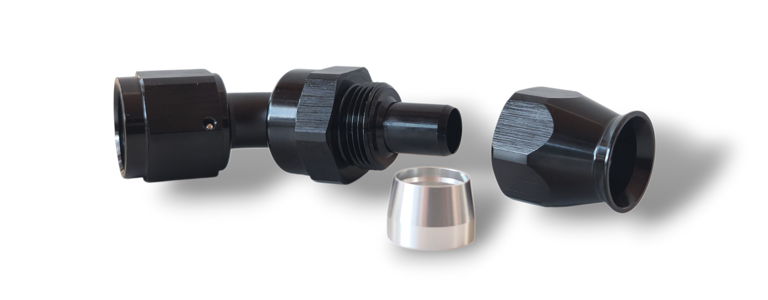 AN liittimet PTFE (teflon letkulle)