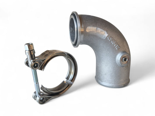 Hose outlet 90° (Holset HE221W)