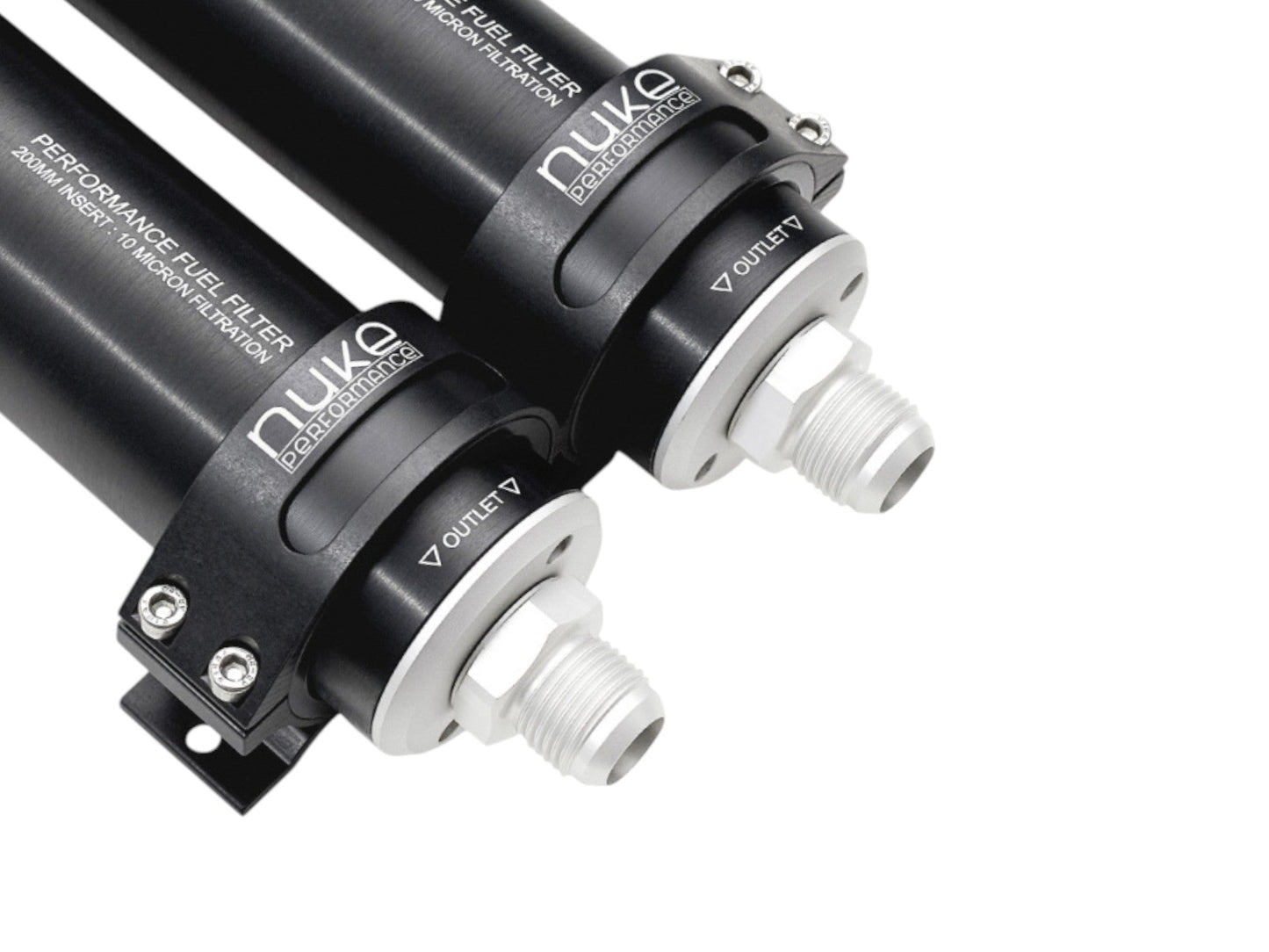 Nuke Performance Fuel Filter Brackets (Dual Bracket for Fuel Filter Slim)