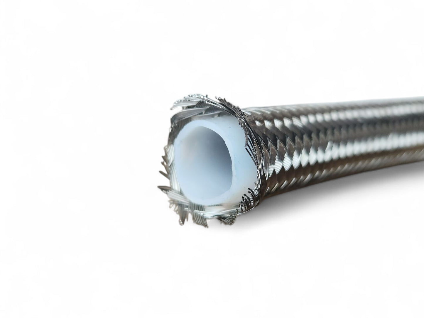 AN8 PTFE Teflon letku Teräspunoksella