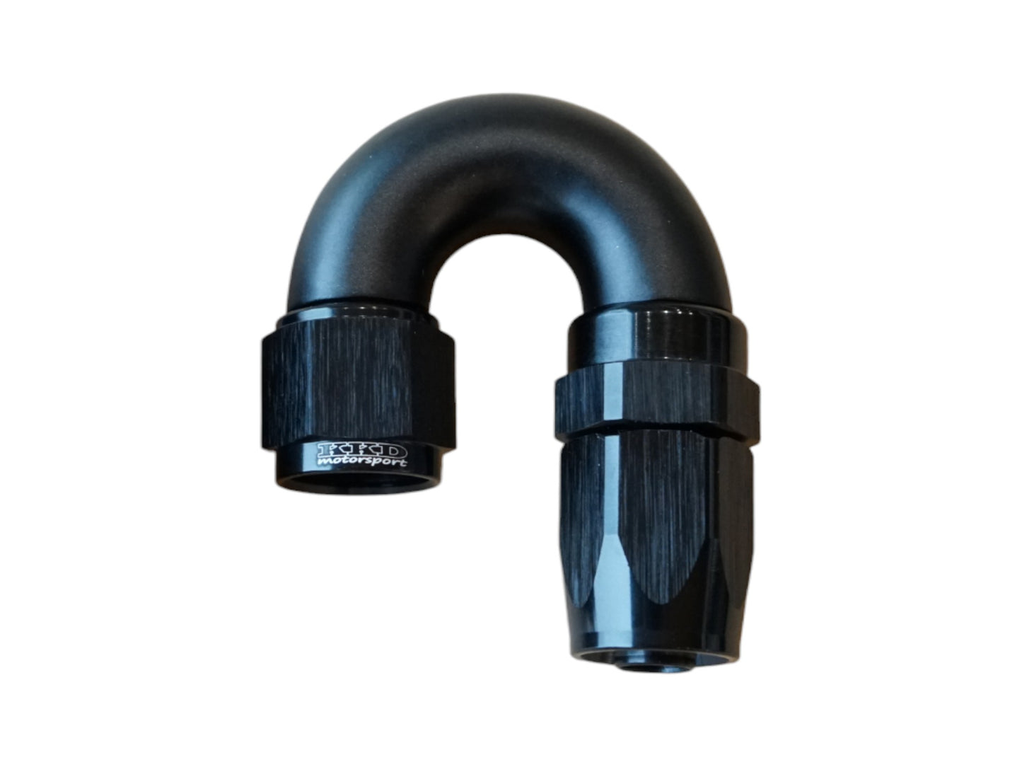 AN4 liitin 180° (kumiletkulle) Full Flow