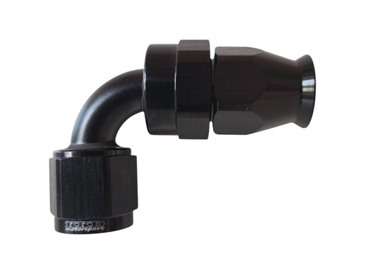 AN4 liitin 90° PTFE (teflon letkulle)