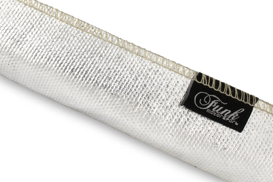 Funk Motorsport - Silver Lämpösuojasukka (ommeltu) (Dia. 50mm / 50cm)