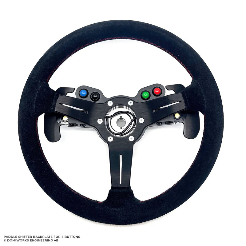 Paddle Shifter Backplate for 4 Buttons