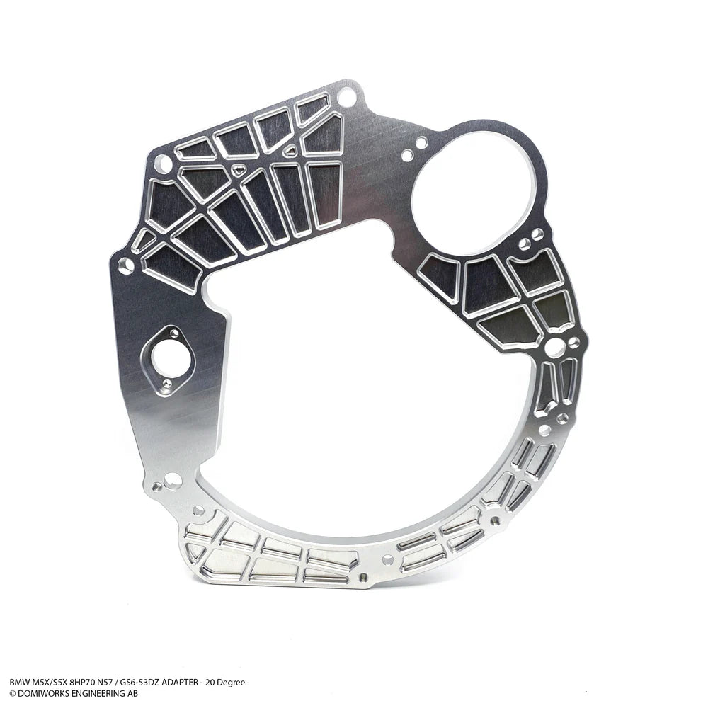 BMW M5x/S5x - 8HP 45/50/70/75 N57 B57 B58 Adapter - M20, 20 Degree Tilt