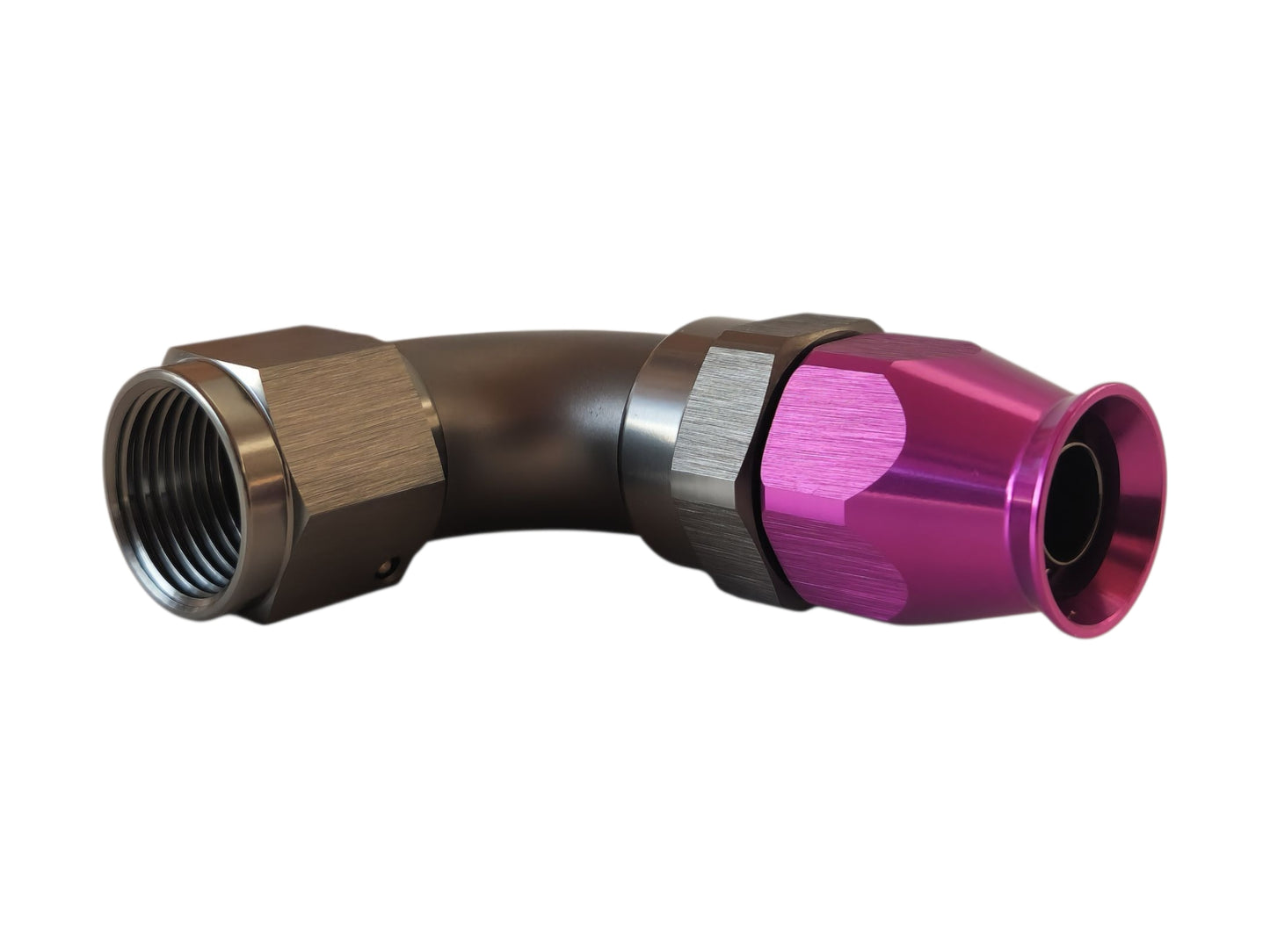 AN6 Kiristysmutteri (PTFE teflon liittimeen) - Purple