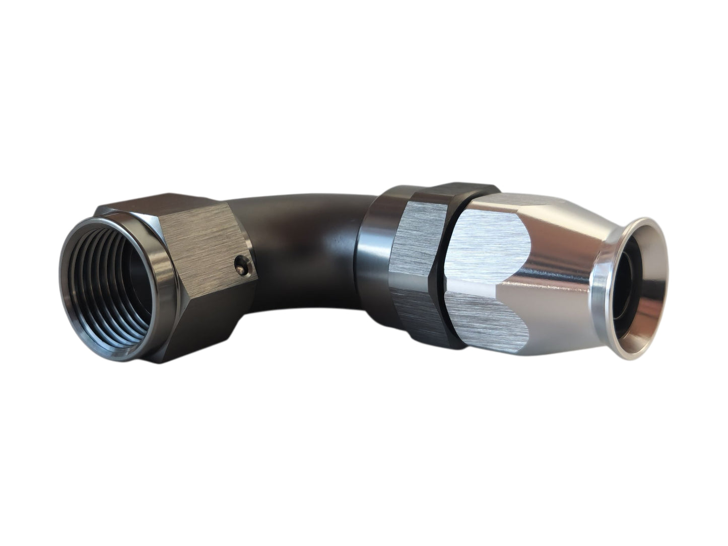 AN6 Kiristysmutteri (PTFE teflon liittimeen) - Silver