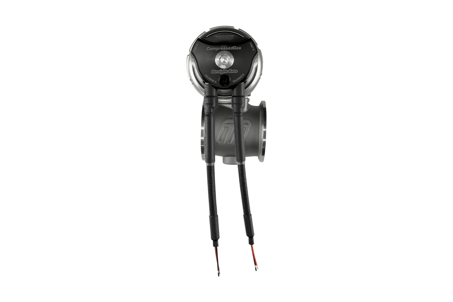 Turbosmart - Compressed Gas (CO2) StraightGate50 - Inbuilt Solenoids - 7PSI Black (Control In Cap CO2 Boost Control)