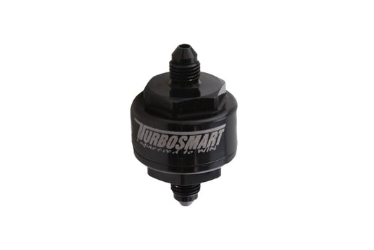 Turbosmart - Billet Turbo Oil Feed Filter 44um -4AN (Black)