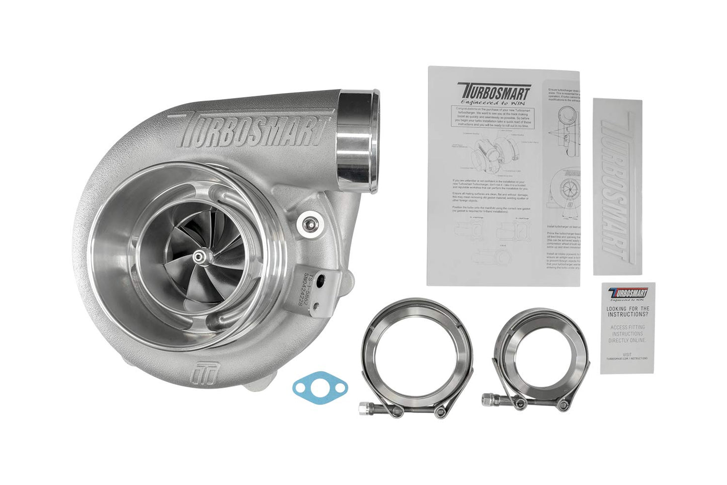 TS-1 Turboahdin 5862 V-Band 0.82 A/R Ulkoinen Hukkaportti