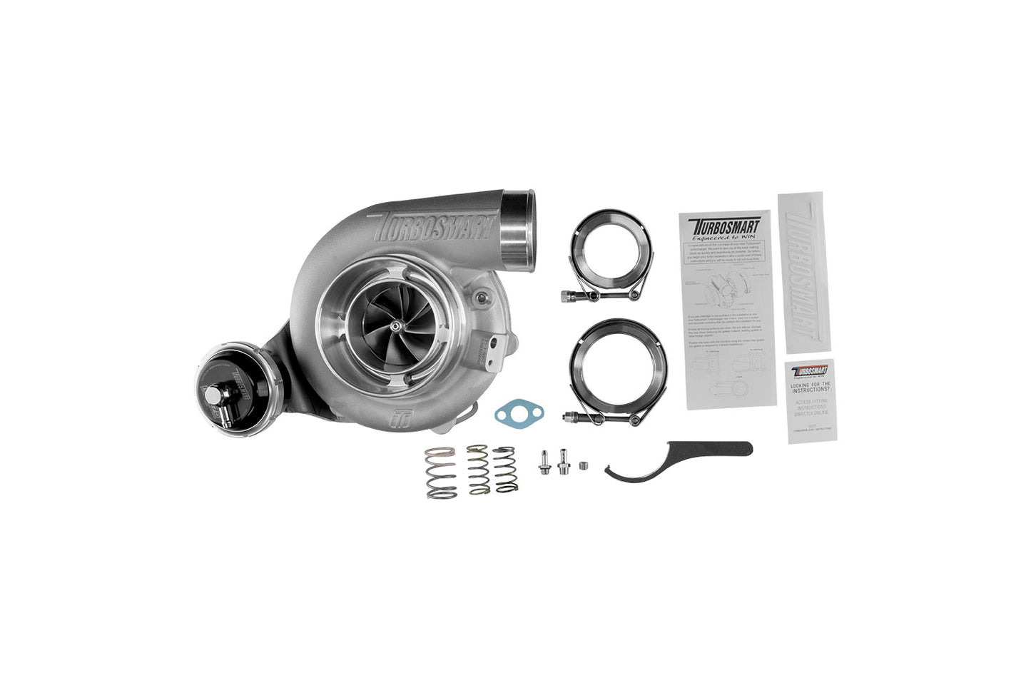 TS-1 Turboahdin 5862 V-Band 0.82 A/R Sisäinen Hukkaportti (14psi)