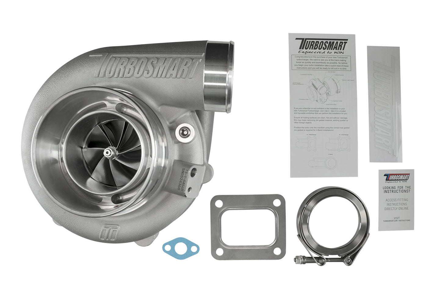 TS-1 Turboahdin 6466 T4 0.82 A/R Ulkoinen Hukkaportti