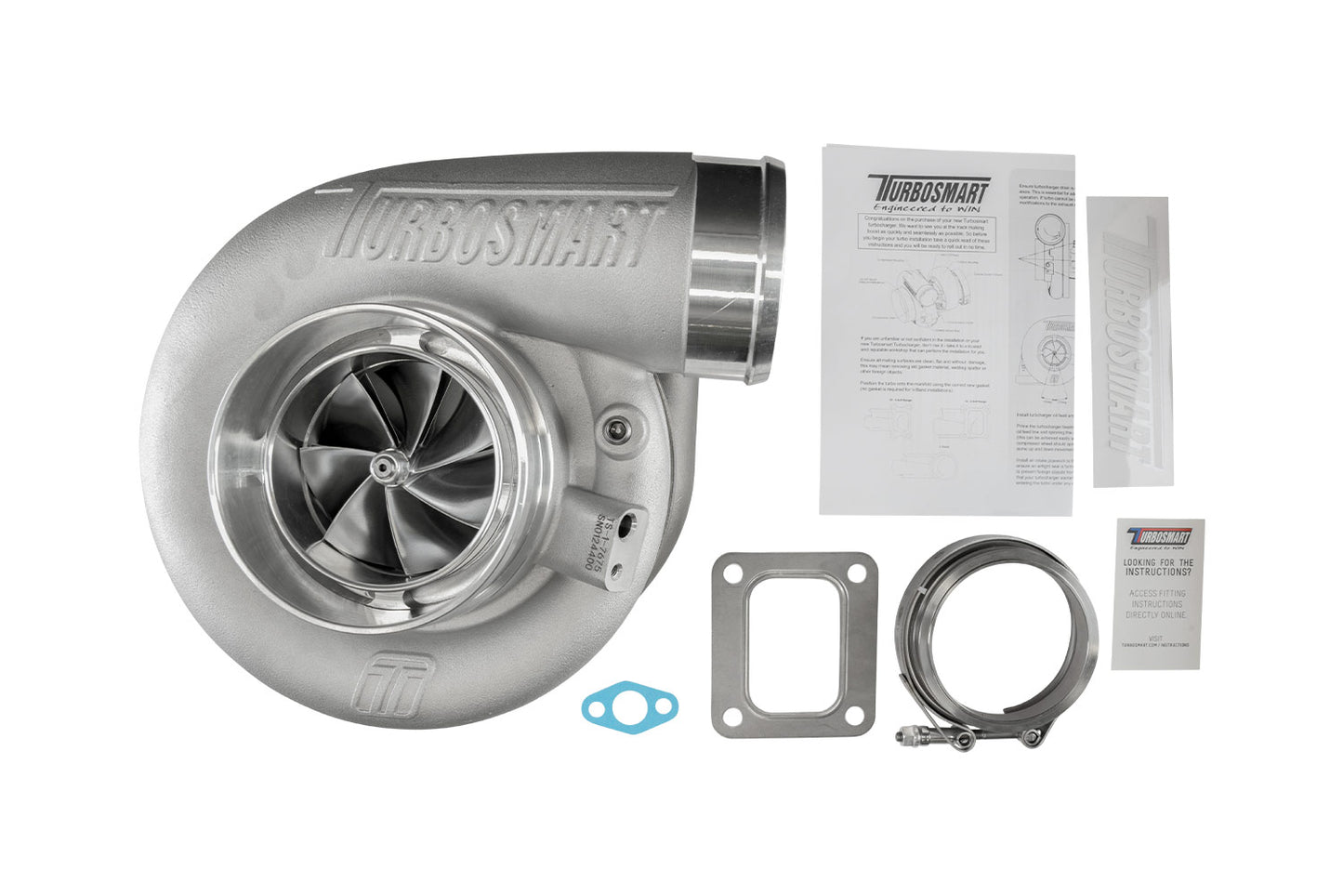 TS-1 Turboahdin 7675 T4 0.96 A/R Ulkoinen Hukkaportti