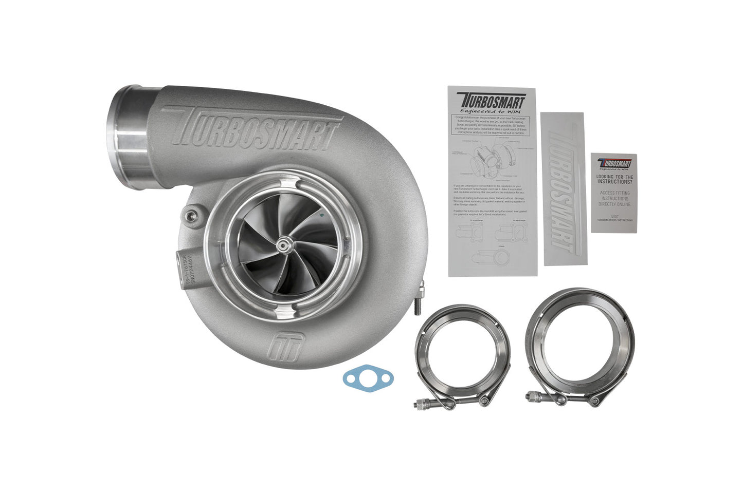 TS-1 Turboahdin 7675 V-Band 0.96 A/R Ulkoinen Hukkaportti (Reverse Rotation)