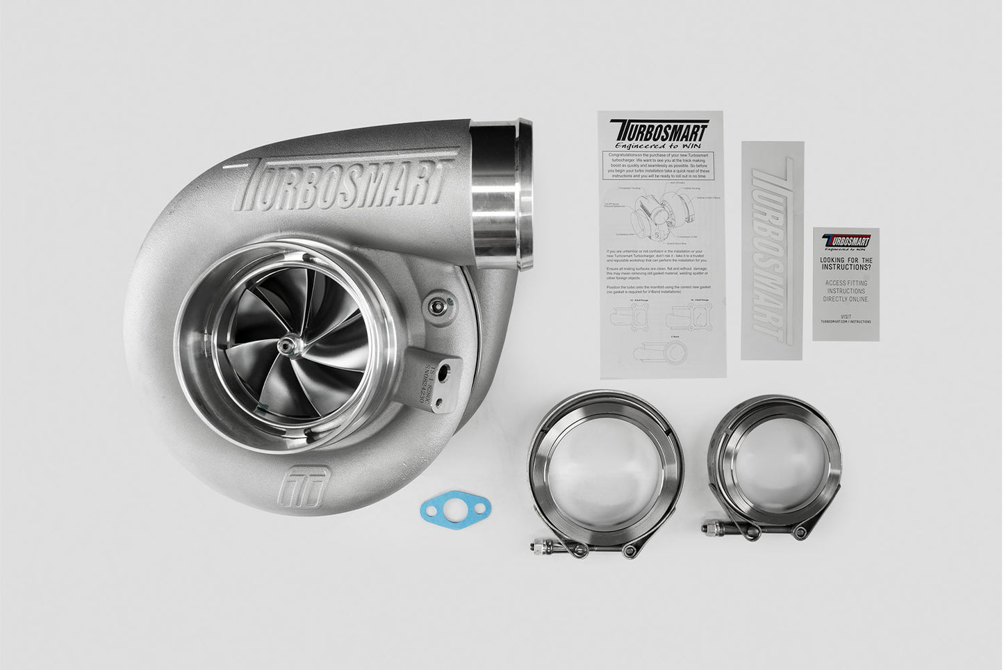 TS-1 Turboahdin 8280 V-Band 0.96 A/R Ulkoinen Hukkaportti