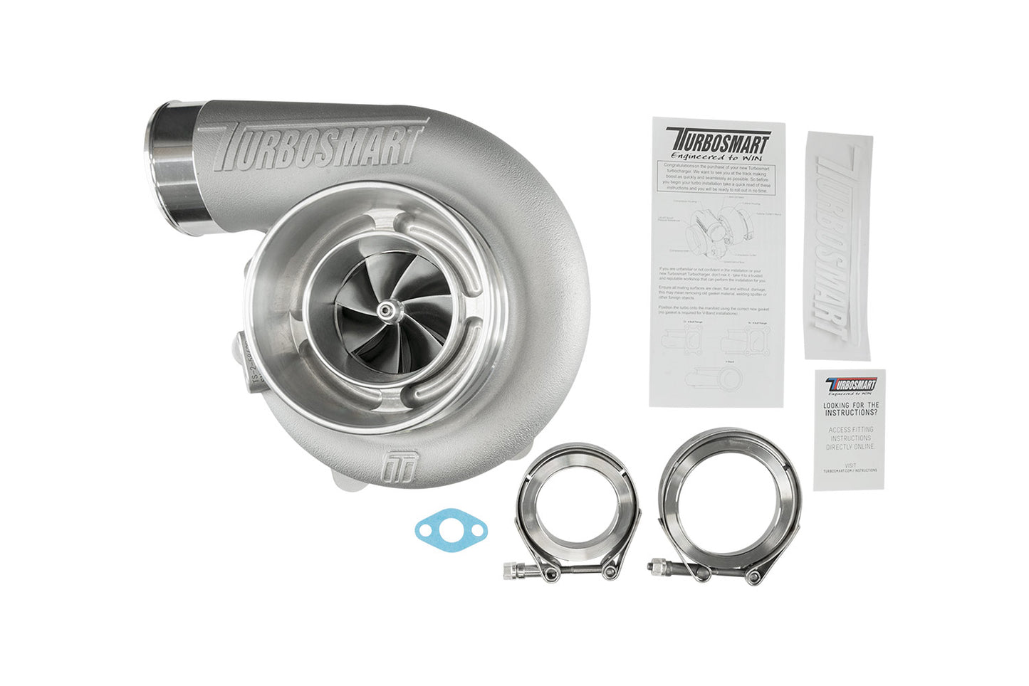 TS-2 Turboahdin (Vesijäähdytetty) 5862 V-Band 0.82 A/R Ulkoinen Hukkaportti (Reverse Rotation)