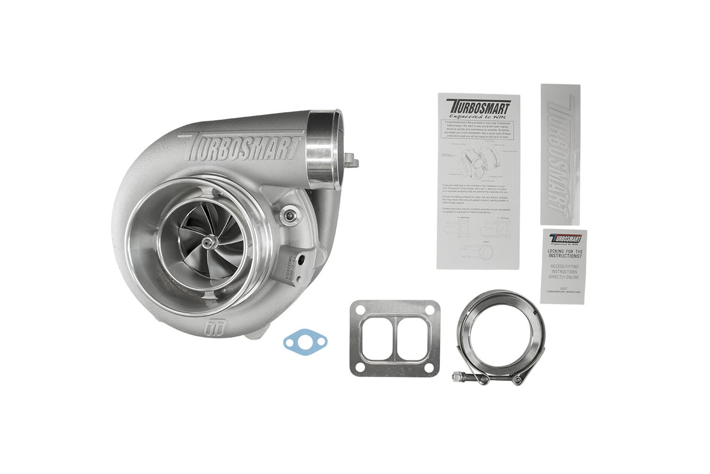 TS-2 Turboahdin (Vesijäähdytetty) 6870 (Kompact) T4 Divided 1.00 A/R Ulkoinen Hukkaportti