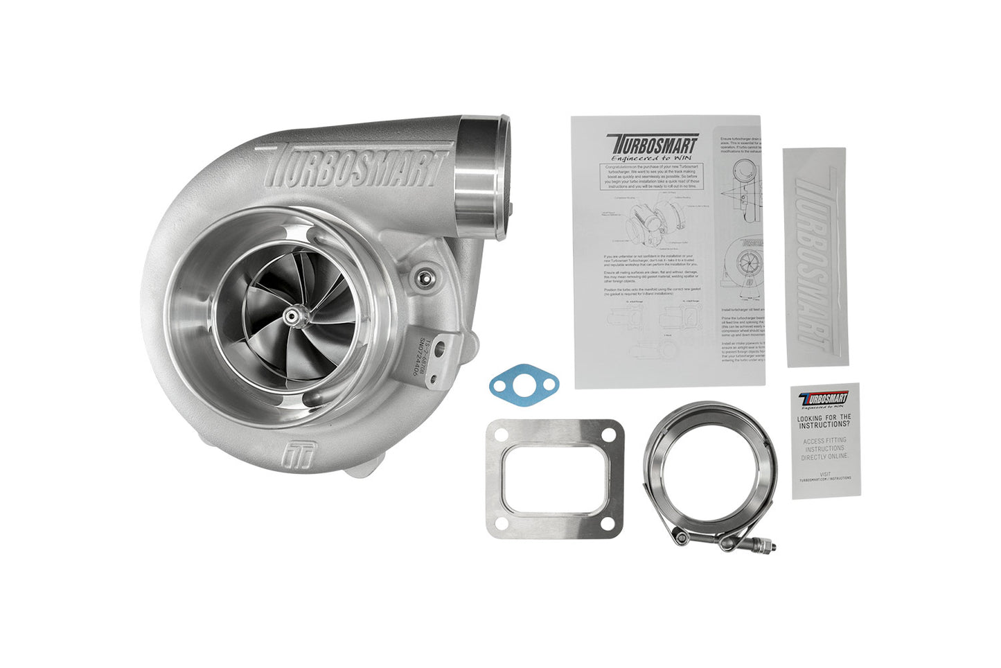 TS-2 Turboahdin (Vesijäähdytetty) 6870 (Kompact) T4 0.96 A/R Ulkoinen Hukkaportti