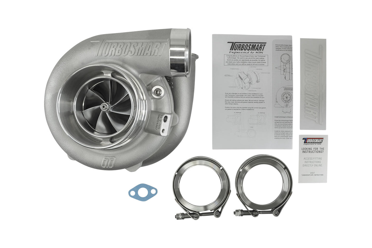 TS-2 Turboahdin (Vesijäähdytetty) 7170 (Kompact) V-Band 0.96 A/R Ulkoinen Hukkaportti