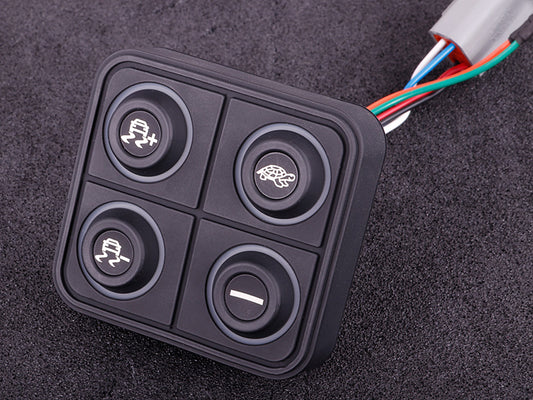 Blink Marine - CAN keypad (4 keys) multi color LED